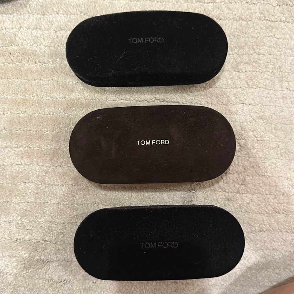 TOM FORD EYEGLASS/SUNGLASS CASES (3)